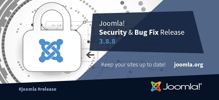 Joomla! 3.8.8 risolte nove vulnerabilità di sicurezza e diversi bug