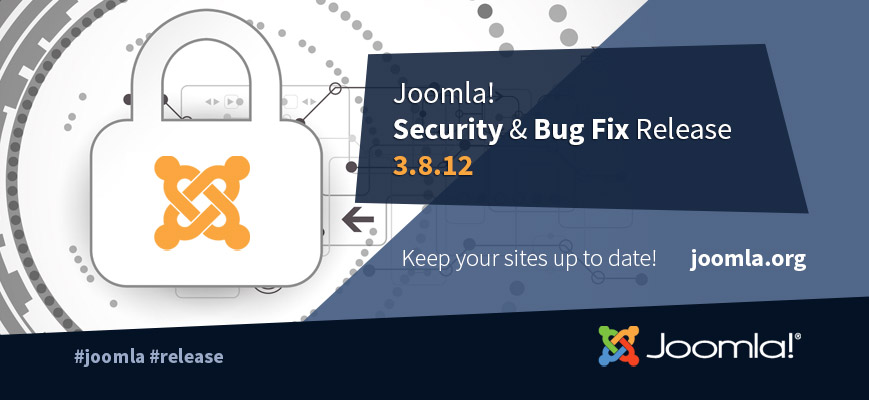 Joomla! 3.8.12, altra release dedicata alla sicurezza