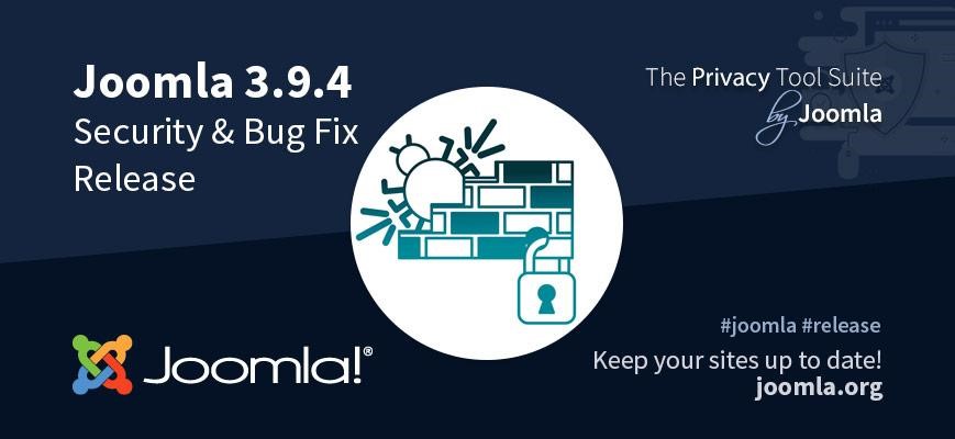 Joomla 3.9.4 importante aggiornamento sulla sicurezza